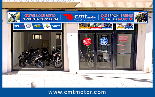facciata frontale CMTmotor - Guidonia Montecelio  (RM) - CMTmotor